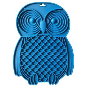 Owl Dog Licking Mat Pet Food Basin Tableware