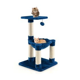 Multi-Level Cat Tower Cat Tree w/Cat Hammock