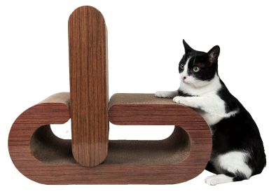 Pet Life Furrlax Ultra-Premium 2-In-1 Pill Shaped Modular Designer Cat Scratcher