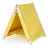 Pet Tent; Cat Tent for Indoor Cats; Wooden Cat House for small Pets; Yellow