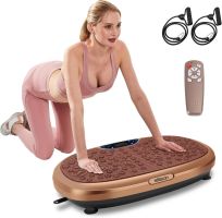 EILISON FitMax 3D XL Vibration Plate Exercise Machine - Whole Body Workout Vibration Platform w/Loop Bands