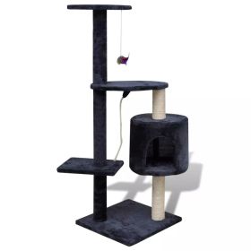 Cat Tree Scratching Post 45" 1 Condo Dark Blue