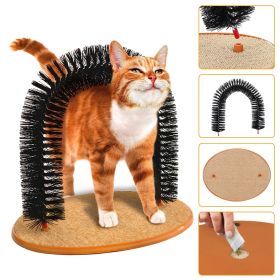 Cat Arch Self Groomer Cat Massaging Brush Scratching Pads Toys