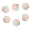 6Pcs Plush Bell Pom-pom Balls Interactive Playing Chewing Training Toys for Cats Kitten