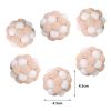 6Pcs Plush Bell Pom-pom Balls Interactive Playing Chewing Training Toys for Cats Kitten