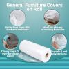 Pack of 250 General Furniture Covers on Roll 28 x 17 x 64. Clear Plastic Bags 28x17x64. Great for Home Furniture Care. 1 mil Ultra Thin Design. Ideal