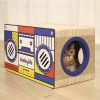 Tinklylife Cat Condo Scratcher Post Cardboard; Rectangle Shape Stereo Pattern Cat Scratching House Bed; Green Colour