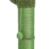 Large Cactus Cat Scratching Post with Natural Sisal Ropes; Cat Scratcher for Cats and Kittens Green