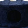 Cat Tree 28" Dark Blue Plush