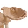 Cat Tree 75" Beige Plush