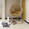 Cat Scratching Post Cat Kitten Sisal Scratch Post Toy w/ Tunnel