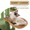 Cactus Cat Tree Cat Tower with Sisal Covered Scratching Post;  Cozy Condo;  Plush Perches and Fluffy Balls for Indoor Cats XH