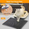 Cat Litter Mat EVA Honeycomb Double Layer Kitty Litter Trapping Carpet Urine-proof Scatter Rug Pad