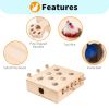 Mewoofun 8 Holes Cat Toys Interactive Whack-a-mole Solid Wood Toys for Indoor