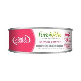 Pure Vita Cat Grain Free 90% Salmon 5Oz