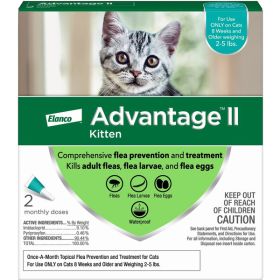 Advantage II Kitten Turquoise x2-Pack