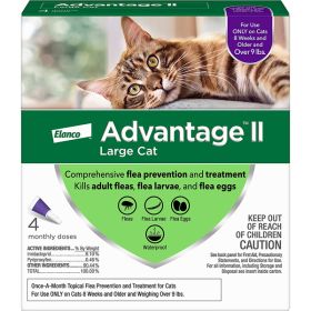 Advantage II Cat Large Purple 4-Pack