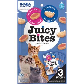 Inaba Cat Juicy Bites Tuna Chkn6Ct-1.2Oz