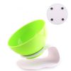 Cat Food Bowl Pet Feeding Bowl Elevated Feeder Bowl with Non-Slip Rubber Base