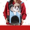 Dog Carrier Backpack Breathable for Small Pets/Cats/Puppies; Pet Carrier Bag with Mesh Ventilation; Safety Features and Cushion Back Support; for Trav