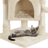 2-Level Cat Tree Kitten Condo House with Plush Perch