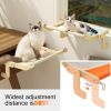 Mewoofun 5 Color Cat Pet Window Wooden Component Bed Hanging Cotton Canvas